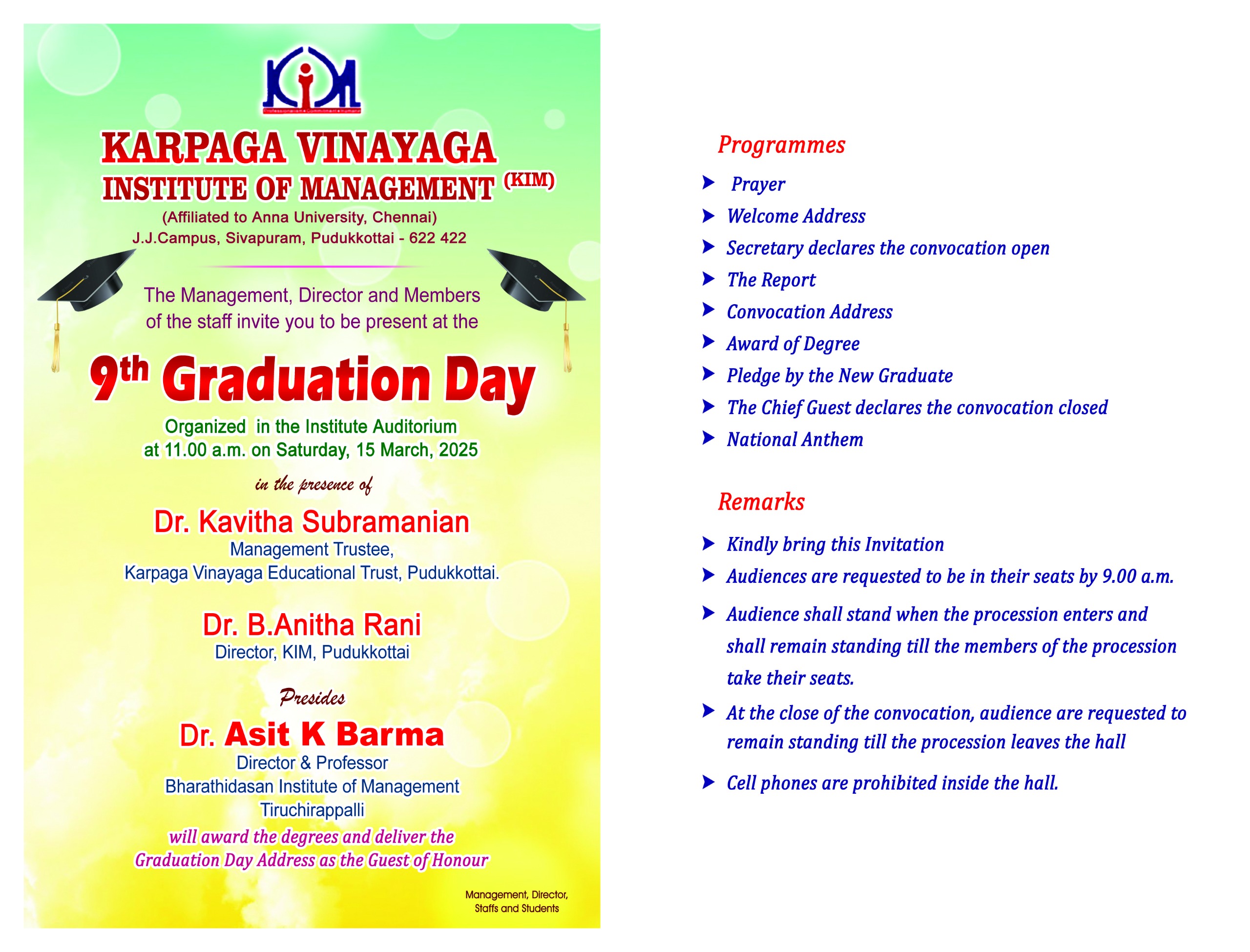 KIM Annual Sports Meet 2024 and Cultural Celebrations